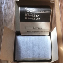 ICOM アイコム BP-132A バッテリー 元箱 取説付 当時物 未使用 IC-W21 IC-W21T IC-X21T 他の画像