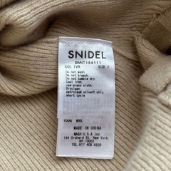 snidel ニットの画像