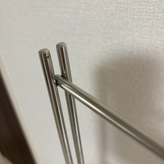 無印良品　ステンレスユニットシェルフ　高さ120ｃｍタイプ用　追加用帆立 中 2個セット ステンレスユニットの画像