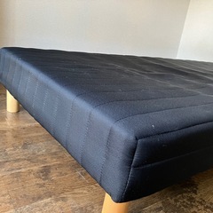 脚付きマットレスベッド【ANDANTE-アンダンテ-】HT-02S(ブラック)の画像