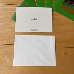 Hallmark グリーティングカード　封筒セットの画像