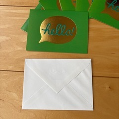 Hallmark グリーティングカード　封筒セットの画像