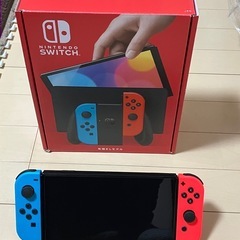  Nintendo Switch 有機ELモデル ネオンブルー ネオンレッドの画像