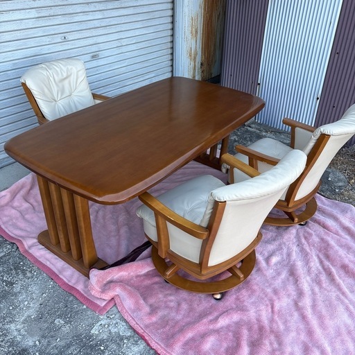 定価14万 ニトリ ダイニングセット テーブル 椅子 (買いクル津店) 豊津