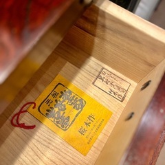 岩谷堂箪笥 桜木作 在銘 南部鉄器 伝統工芸 民芸家具 和箪笥 時代箪笥 整理箪笥 鍵付き 木製家具 重厚家具 ローチェスト 木製 チェスト 時代 箪笥 タンス 和家具 3段4杯 幅105cm の画像