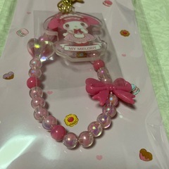 サンリオ当たりくじ⑨ビーズチャームマイメロディの画像