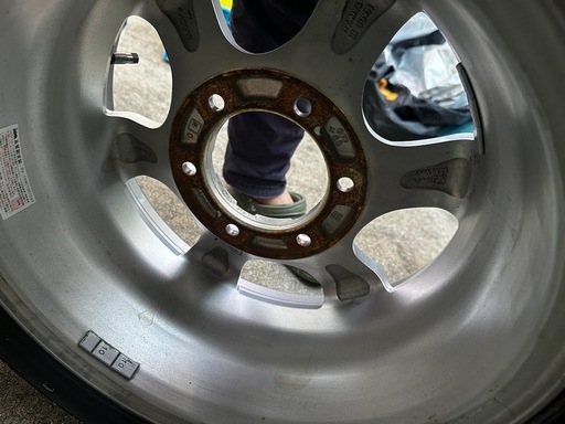 カムロード用ホイール　weds 15×6 1/2JJ OFF28+ T-955KG ハイエースに？