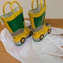 275. トミカ　長靴　15cm トラック　イエローの画像