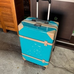 スヌーピーのキャリーケースの画像