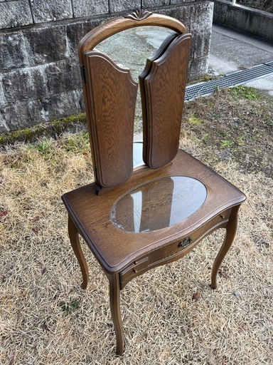 三面鏡のドレッサー松永工房 IDC大塚家具 ミレーヌ ドレッサー