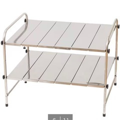 ニトリのシンク下ステンレス棚(PLATE40)の画像