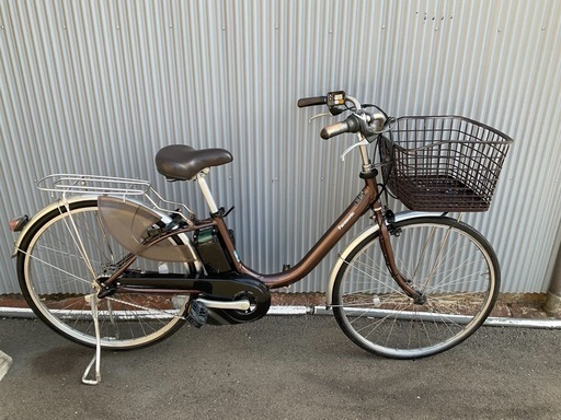 772  パナソニック最新機種電動アシスト自転車vivi26インチブラウンアルミボディー