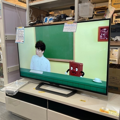 配送可【シャープ】52V液晶テレビ（訳アリ）★2015年製　クリーニング済み/6ヶ月保証付き【管理番号】1118 知