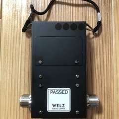 WELZ ミズホ通信 タイアップ商品 QRP 測定用 通過型 ミリワット メーター RP-120 未使用 希少品の画像
