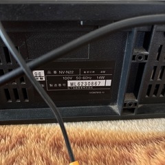 Panasonic VHSビデオデッキ　ジャンク品ですの画像