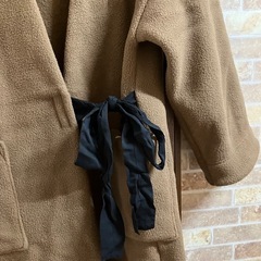 Sunny Clouds サニークラウズ ロング フリースコート　ガウンコートの画像