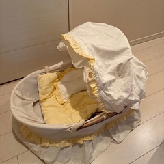 簡易　ベビーベッド　新生児カゴの画像