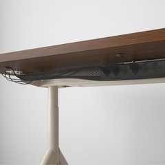 オフィスデスク　IKEA イドーセン　ブラックの画像