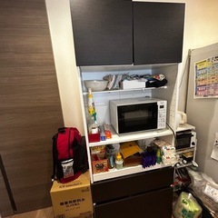 ※1/25まで【引取り限定】IKEA 食器棚の画像