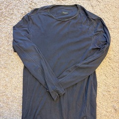 長袖メンズシャツ　イタリア製の画像