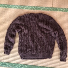 手編みセーターの画像
