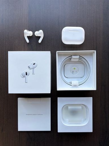 【付属品完備】AirPods Pro 第2世代 MQD83J/A【ケーブル・イヤーピース未使用】
