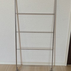 【美品】無印良品　ステンレスユニットシェルフ　高さ８３ｃｍタイプ用　追加用帆立　小 2個セット ステンレスユニットの画像