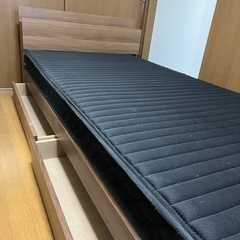 ベッドマットレス付きの画像