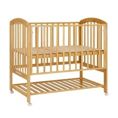 カトージ KATOJI ハイポジション ベビーベッド アーチ（ナチュラル）の画像