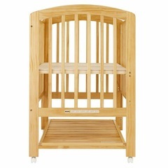 カトージ KATOJI ハイポジション ベビーベッド アーチ（ナチュラル）の画像