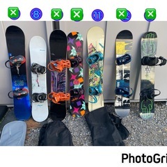 激安‼️税込5500円から メンズ/レディース 各種スノーボード ビンディング付きの画像