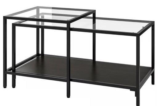 【IKEA】ガラスローテーブル