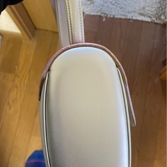 和装用バッグ ピンクと白のグラデーションと草履のセットの画像