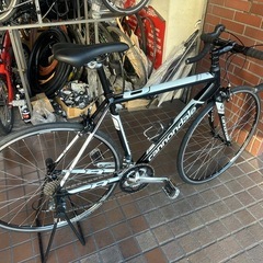 Cannondale（キャノンデール）軽量アルミフレーム　カーボンフォーク　2×8speed　ブラックの画像