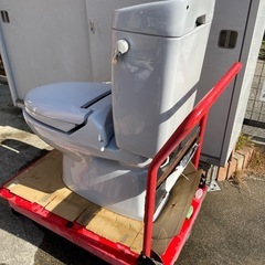 LIXIL　INAX　シャワートイレ　ウォシュレット　手洗い器　便器　中古一式の画像