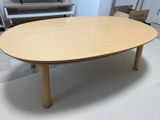 無印良品 楕円こたつテーブル