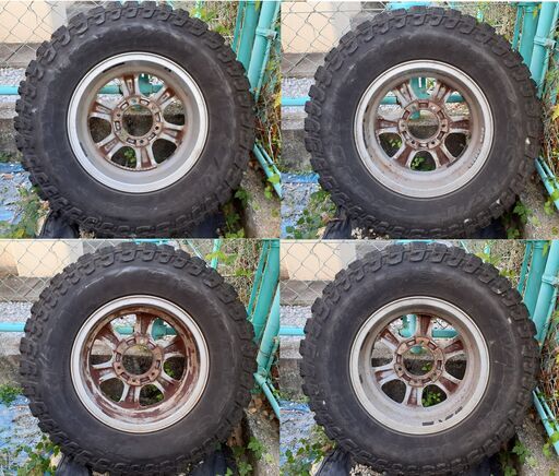 マキシス ビッグホーン maxxis MT-764 Bighorn LT235/75R15 アルミホイール付き 4本セット