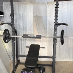 IROTECホームジムトレーニングラックの画像