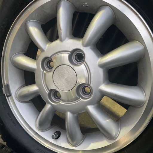 スズキ　純正　13×4.00B 4H-100 ＋45 ハブ径54㍉　ブリヂストン　ブリザック　VRX2 155/65R13 73Q 2