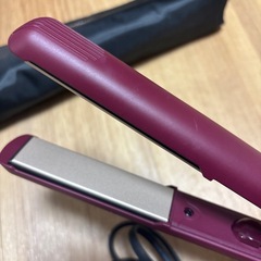 サロニア ストレートヘアアイロン クラシックレッドの画像