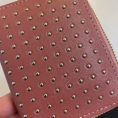 ピンク　お財布　カード入れ　小銭入れの画像