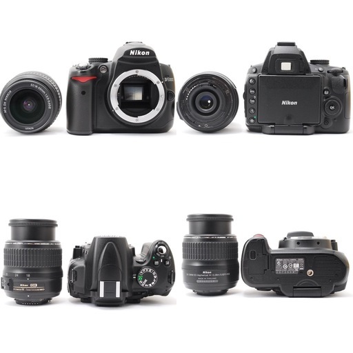 Nikon D5000 レンズセット　画面が回転　初心者おすすめ　スマホ転送★一眼レフ