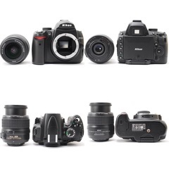 Nikon D5000 レンズセット　画面が回転　初心者おすすめ　スマホ転送★一眼レフの画像