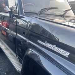 ランドクルーザープラド78 事故車 の画像