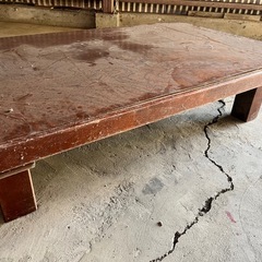 昭和和室机テーブルの画像