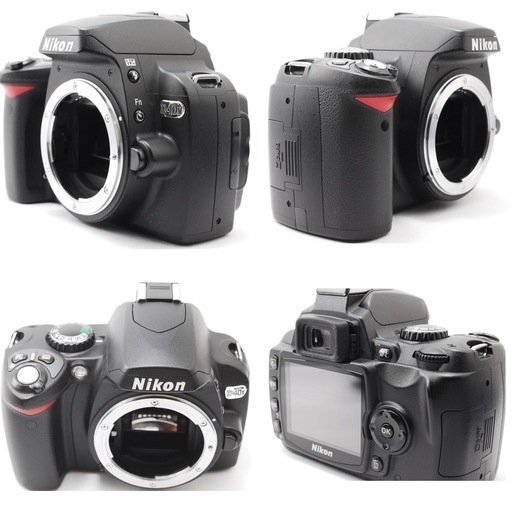 【ショット数少】Nikon D40X　スマホ転送　届いてすぐ撮影できる安心セット