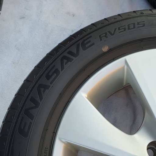 （お話し中）バリ山　日産セレナ純正アルミホイール　195/60R16 ダンロップ　エナセーブRV505