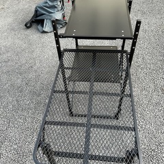 アウトドアサイドテーブルアルミ製の画像