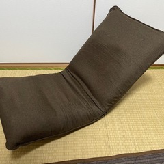 【譲渡先決定】座椅子 リクライニング ウレタン 背もたれ座椅子 座いす 日本製 折り畳み座椅子 一人用 ざいす リクライニング座椅子 シンプル ゆったり 読書 座椅子チェア シングル 折りたたみ座椅子 へたりにくい リクライニング椅子《Ｍフィット座椅子》の画像