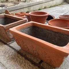 テラコッタ12個セット　アンティークの画像